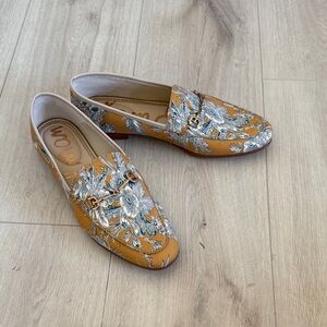 Floral Patterned Women's Loafers